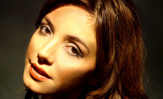 La actriz Berenice Di Piazza. 