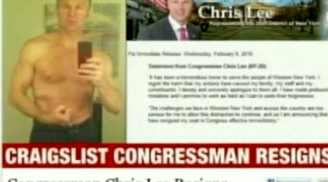 La imagen que puso el congresista Lee para atraer mujeres por intermedio de Craigslist. 