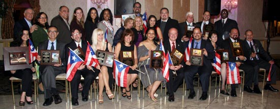 Premiados y junta del Desfile