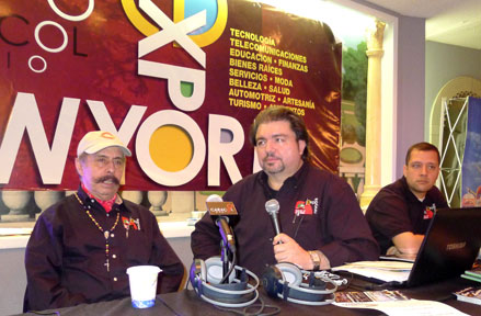 Desde la izquierda, Nacho Martínez, Jimmy Oyuela y Anibal Galindo. Fotos Javier Castaño