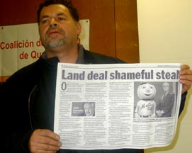 Marcos Neira, presidente del Comité de Defensa de Willets Point.
