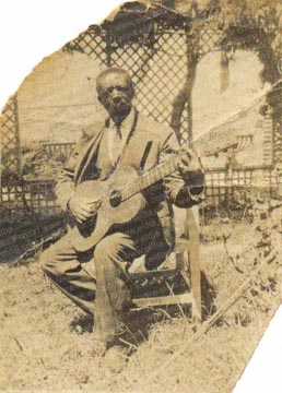 Guitarrista negro argentino a finales del siglo 19.