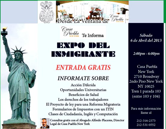 Feria Inmigrantes Casa Puebla