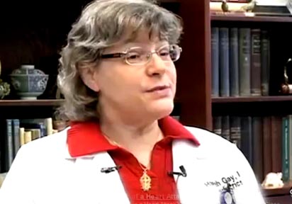 La doctora Hannah Gay del Centro Médico de la Universidad de Misisipi en donde el bebé fue tratado y curado.