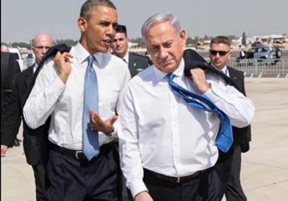 El presidente Barack Obama y el primer ministro de Israel, Benjamin Netanyahu. Foto Casa Blanca