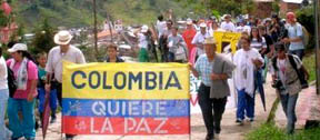 Los colombianos están cansados de la guerra.