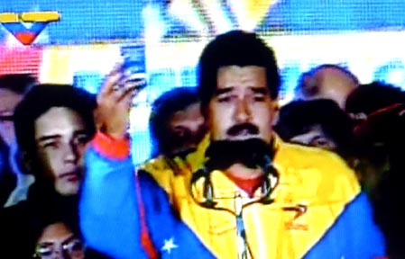 Nicolás Madura es el nuevo presidente de Venezuela y sostuvo la Constitución en su discurso de aceptación. 