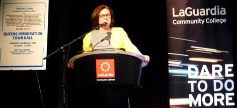 La doctora Gail Mellow, presidenta de LaGuardia Community College.