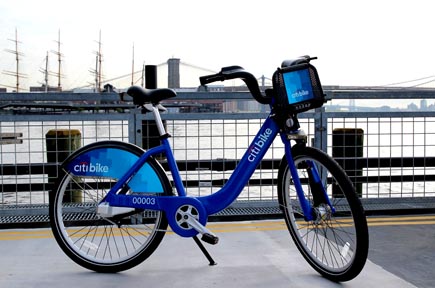 Estas son las bicicletas del programa Citi Bikes en NYC.
