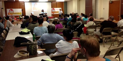 La comunidad se hizo presente en la Iglesia St. Sebastian.