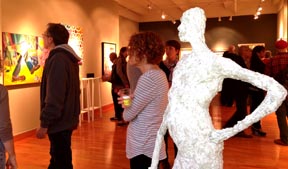 Escultura "Figura 1" en Diego Salazar Gallery. Fotos Javier Castaño