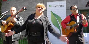 El trío Los Nuevos Auténticos. Fotos Javier Castaño