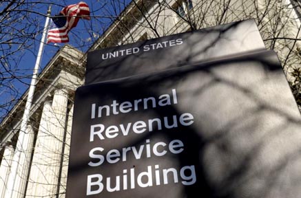 Edificio del IRS en Washington. Foto Voa