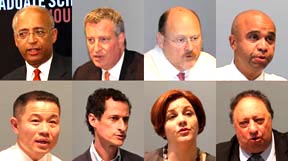 NYC candidates for Mayor. 