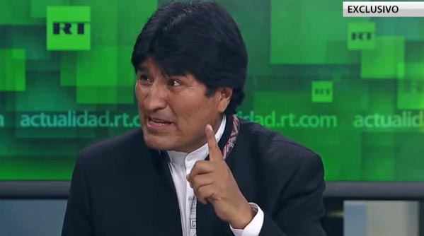 Evo Morales, presidente de Bolivia. 