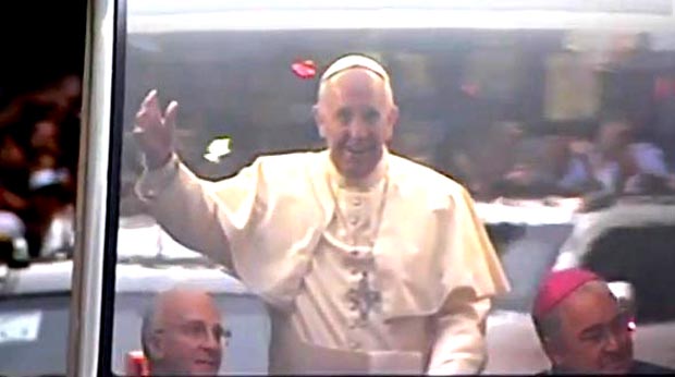 Papa Francisco en Brasil. 