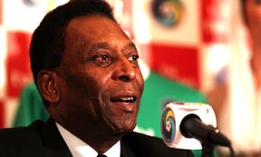 El Rey Pelé del Cosmos. 