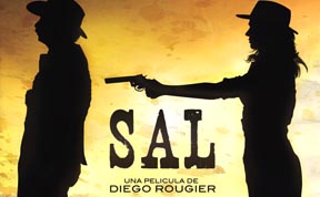 El poster de la película Sal, filmada en el desierto de Chile. 