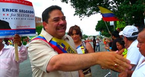 Erick Salgado, candidato demócrata a la alcaldía de Nueva York. Fotos Javier Castaño