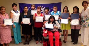 Alumnos que han tomado los cursos de inglén gratis en el LACCQ. 