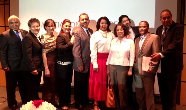 Los integrantes de la Asociación de Líderes Latinoamericanos. 