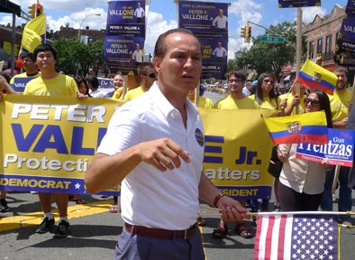 Peter Vallon, concejal y candidato a la presidencia del condado de Queens.