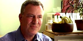 Bill de Blasio, candidato a la alcladía de Nueva York.