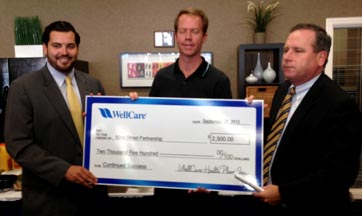 Seth Taylor del Distrito Económico de la calle 82, recibió $2,500 de WellCare.