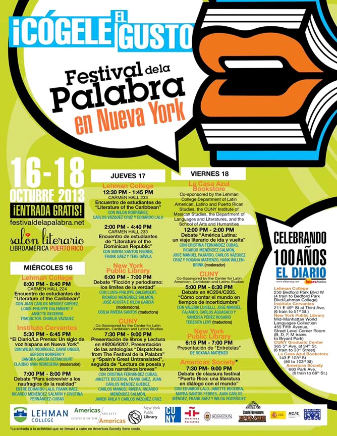 Festival de la palabra NY
