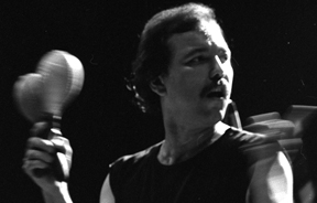 Rubén Blades en el Madison Square Garden de Manhattan en 1985. Foto Javier Castaño