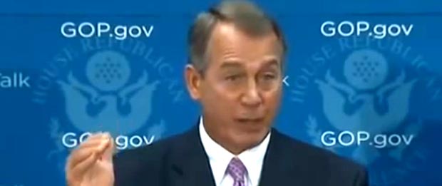 John Bohener, presidente de la Cámara de Representantes de EE.UU.