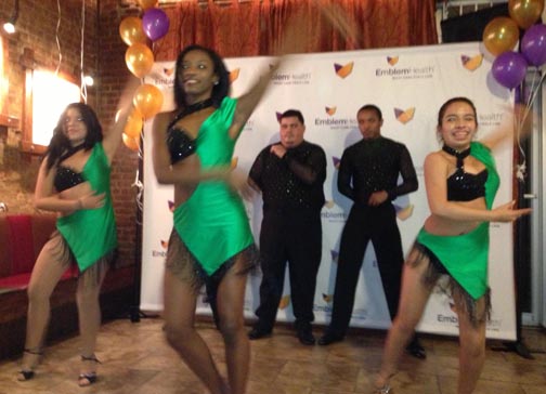 El baile de salsa a cargo de 