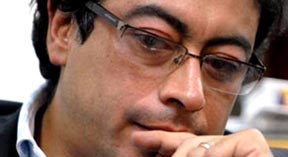 Gustavo Petro, Mayor of Bogotá. 