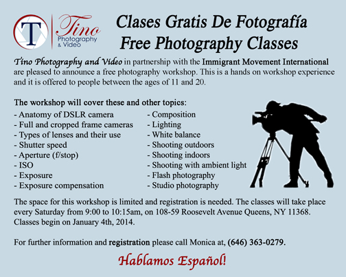 Photography workshop