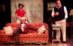 Escena de la obra de teatro La Ratonera.