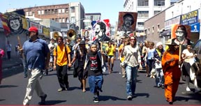This photo is part of the exhibition at Queens Museum. 