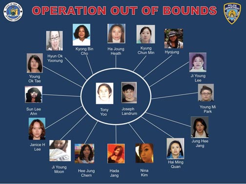 La red de prostitución para entretener a locales y turistas durante el Super Bowl 2014.