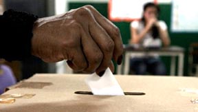 El proceso de votación en El Salvador. 