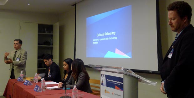 El panel que organizó el Grupo Parada en la Federación Hispana sobre el Obamacare y los latinos. Foto Javier Castaño