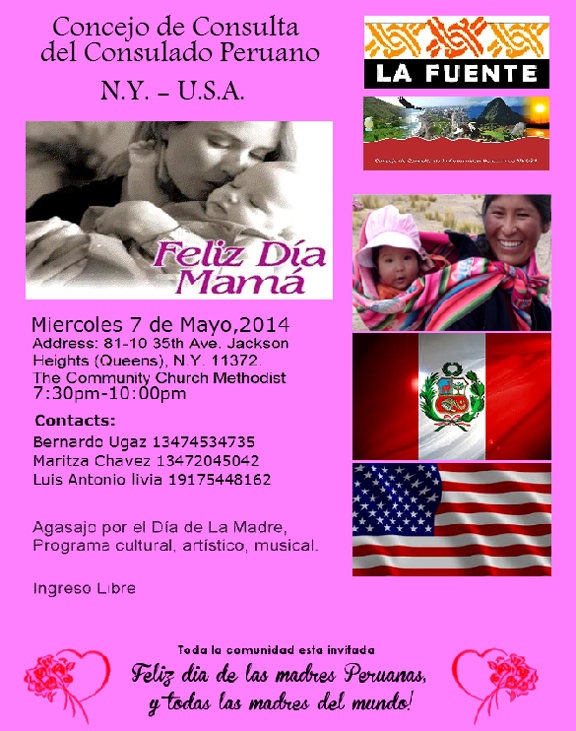 Peruanos dia de la madre ny