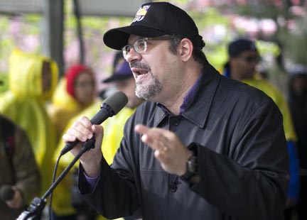 Héctor Figueroa, presidente del sindicato 32BJ.