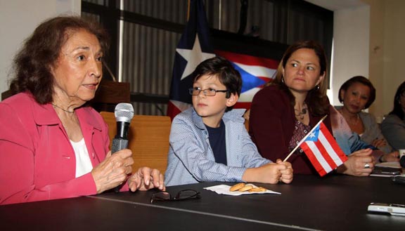 Miriam Colón.Jorge Vega, Melissa Mark-Viverito ,Congresista  Nydia Velazquez
