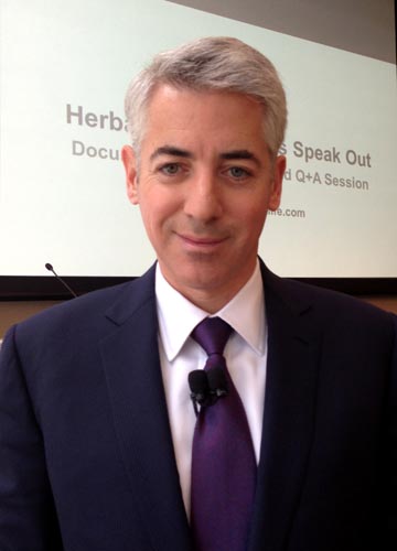 William Ackman, quien ataca a Herbalife por ser una "pirámide". 