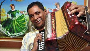 Hugo Carlos Granados, acordeonista. 