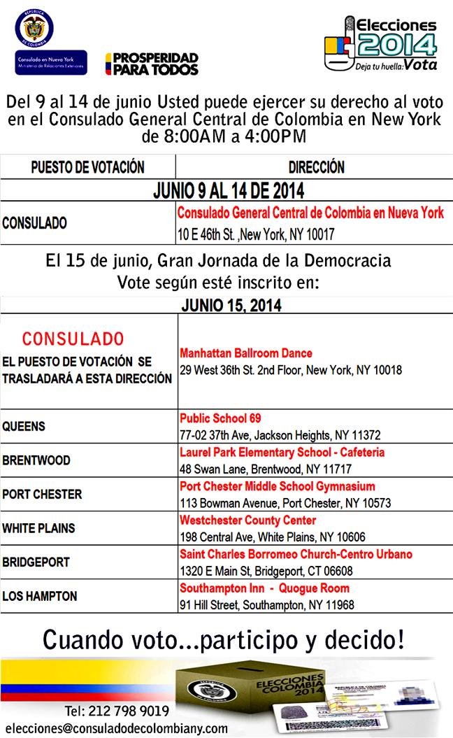 Votacion colombia exterior