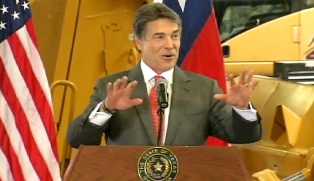 Rick Perry, gobernador de Texas.