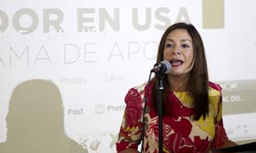 Embajadora de Ecuador en los Estados Unidos, Nathalie Cely Suárez. Foto Francisco Collazo