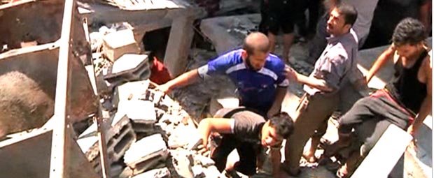 Los bombardeos han destruido edificaciones y matado cientos de palestinos.