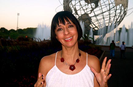 Diana Vargas, la enamorada del cine. Foto Marcela Alvarez