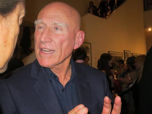 El fotógrafo Sebastiao Salgado en el ICP de Nueva York. Foto Oscar Frasser.